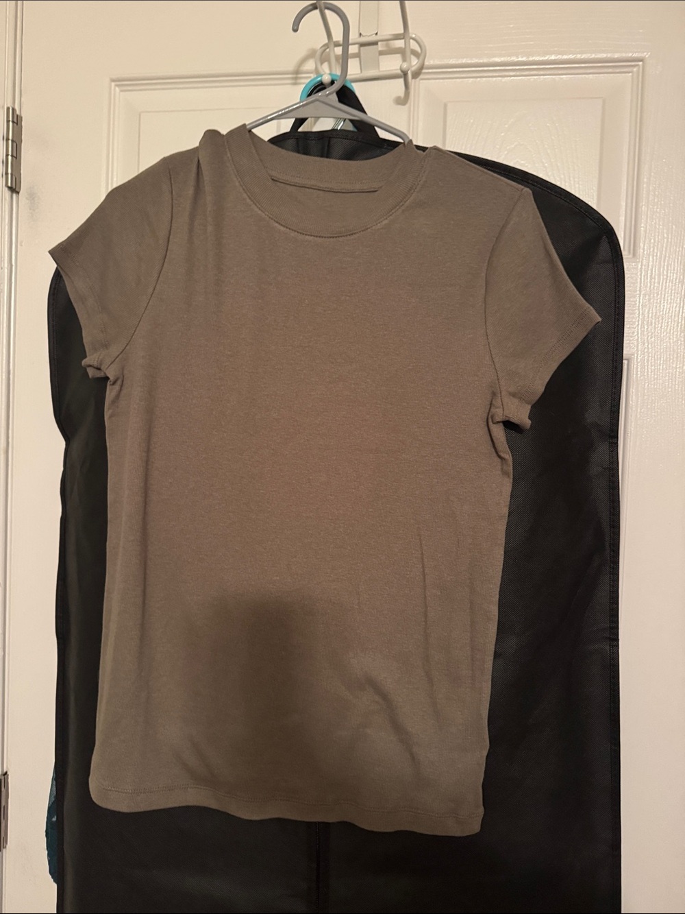 a new day Short Sleeve Crewneck Tee in Olive Green